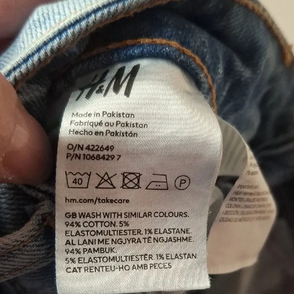 H&M Light Blue Jean Shorts size 6